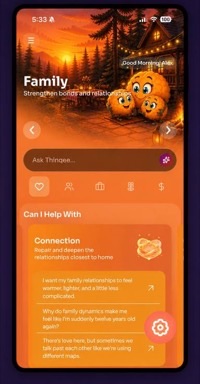 Family dimension in the Thinqee app