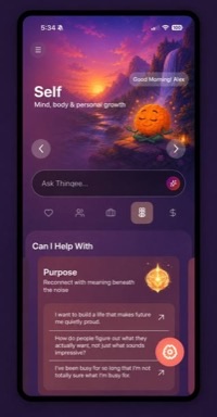 Self dimension in the Thinqee app